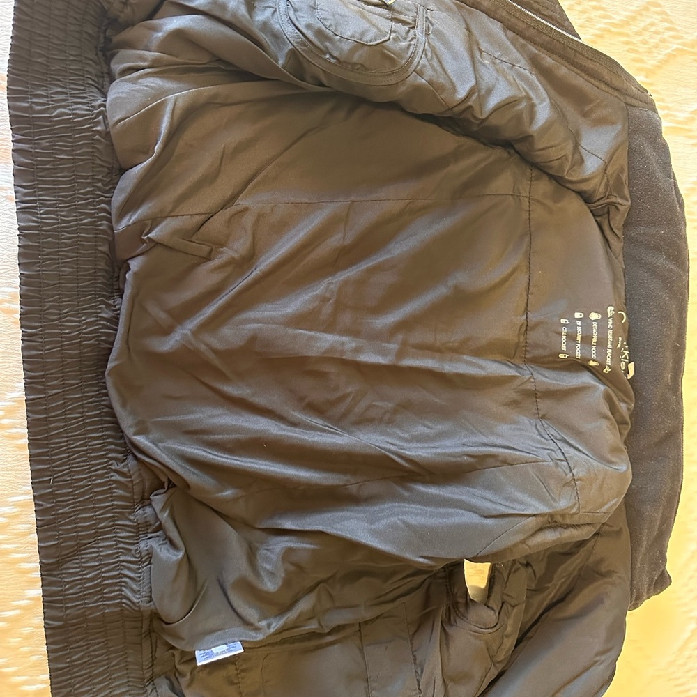 🆑 Calvin Klein Performance Puffer Vest black silver hardware size Small - Picture 10 of 11